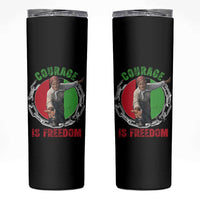 Harriet Tubman Skinny Tumbler Courage Is Freedom Black History Hero
