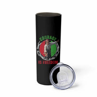 Harriet Tubman Skinny Tumbler Courage Is Freedom Black History Hero