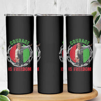 Harriet Tubman Skinny Tumbler Courage Is Freedom Black History Hero