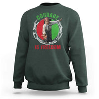 Harriet Tubman Sweatshirt Courage Is Freedom Black History Hero
