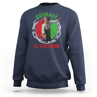 Harriet Tubman Sweatshirt Courage Is Freedom Black History Hero