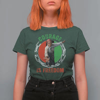 Harriet Tubman T Shirt For Women Courage Is Freedom Black History Hero