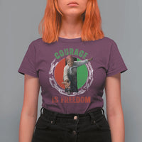 Harriet Tubman T Shirt For Women Courage Is Freedom Black History Hero