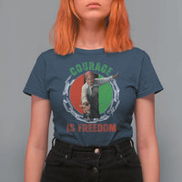 Harriet Tubman T Shirt For Women Courage Is Freedom Black History Hero
