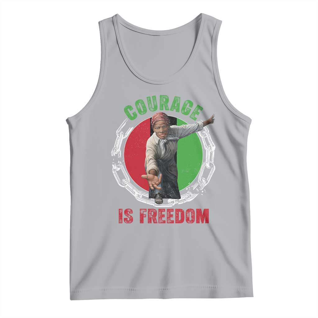 Harriet Tubman Tank Top Courage Is Freedom Black History Hero
