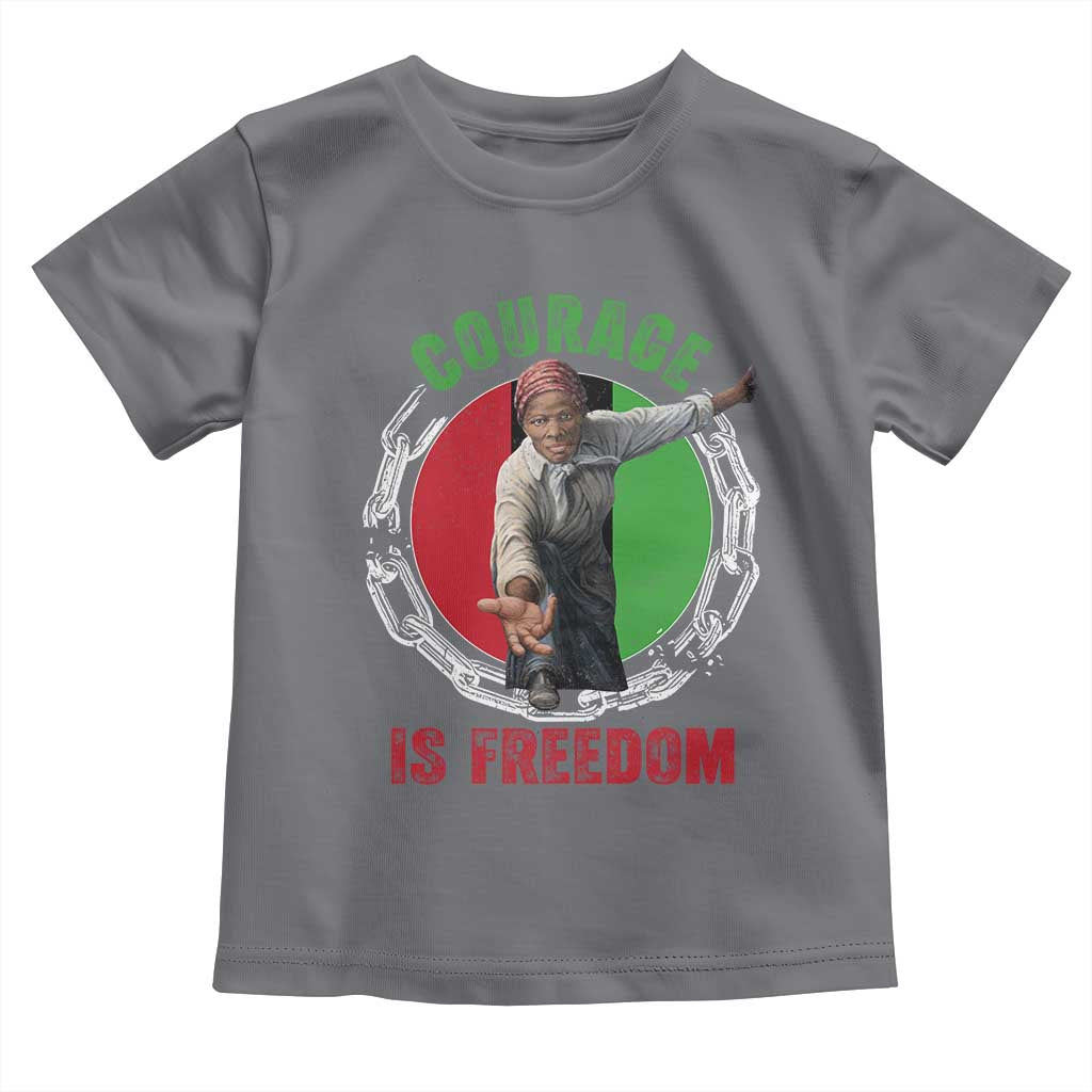 Harriet Tubman Toddler T Shirt Courage Is Freedom Black History Hero