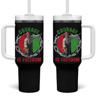 Harriet Tubman Tumbler With Handle Courage Is Freedom Black History Hero