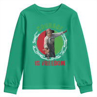 Harriet Tubman Youth Sweatshirt Courage Is Freedom Black History Hero