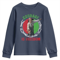 Harriet Tubman Youth Sweatshirt Courage Is Freedom Black History Hero