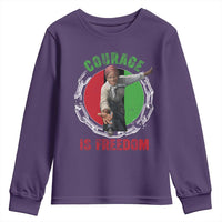 Harriet Tubman Youth Sweatshirt Courage Is Freedom Black History Hero