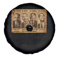 Black Leaders Spare Tire Cover Be Strong Be Brave Be Humble Be Badass African American History Month