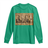 Black Leaders Long Sleeve Shirt Be Strong Be Brave Be Humble Be Badass African American History Month