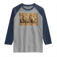 Black Leaders Raglan Shirt Be Strong Be Brave Be Humble Be Badass African American History Month