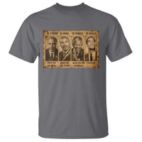Black Leaders T Shirt Be Strong Be Brave Be Humble Be Badass African American History Month