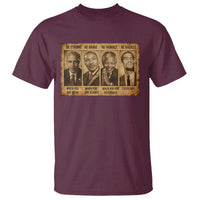 Black Leaders T Shirt Be Strong Be Brave Be Humble Be Badass African American History Month