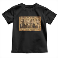 Black Leaders Toddler T Shirt Be Strong Be Brave Be Humble Be Badass African American History Month