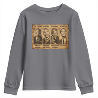 Black Leaders Youth Sweatshirt Be Strong Be Brave Be Humble Be Badass African American History Month