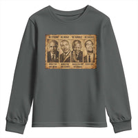 Black Leaders Youth Sweatshirt Be Strong Be Brave Be Humble Be Badass African American History Month