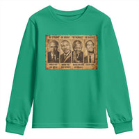 Black Leaders Youth Sweatshirt Be Strong Be Brave Be Humble Be Badass African American History Month
