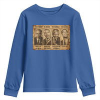 Black Leaders Youth Sweatshirt Be Strong Be Brave Be Humble Be Badass African American History Month