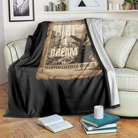 I Have A Dream Martin Luther King MLK Day Throw Blanket March On Washington Black History
