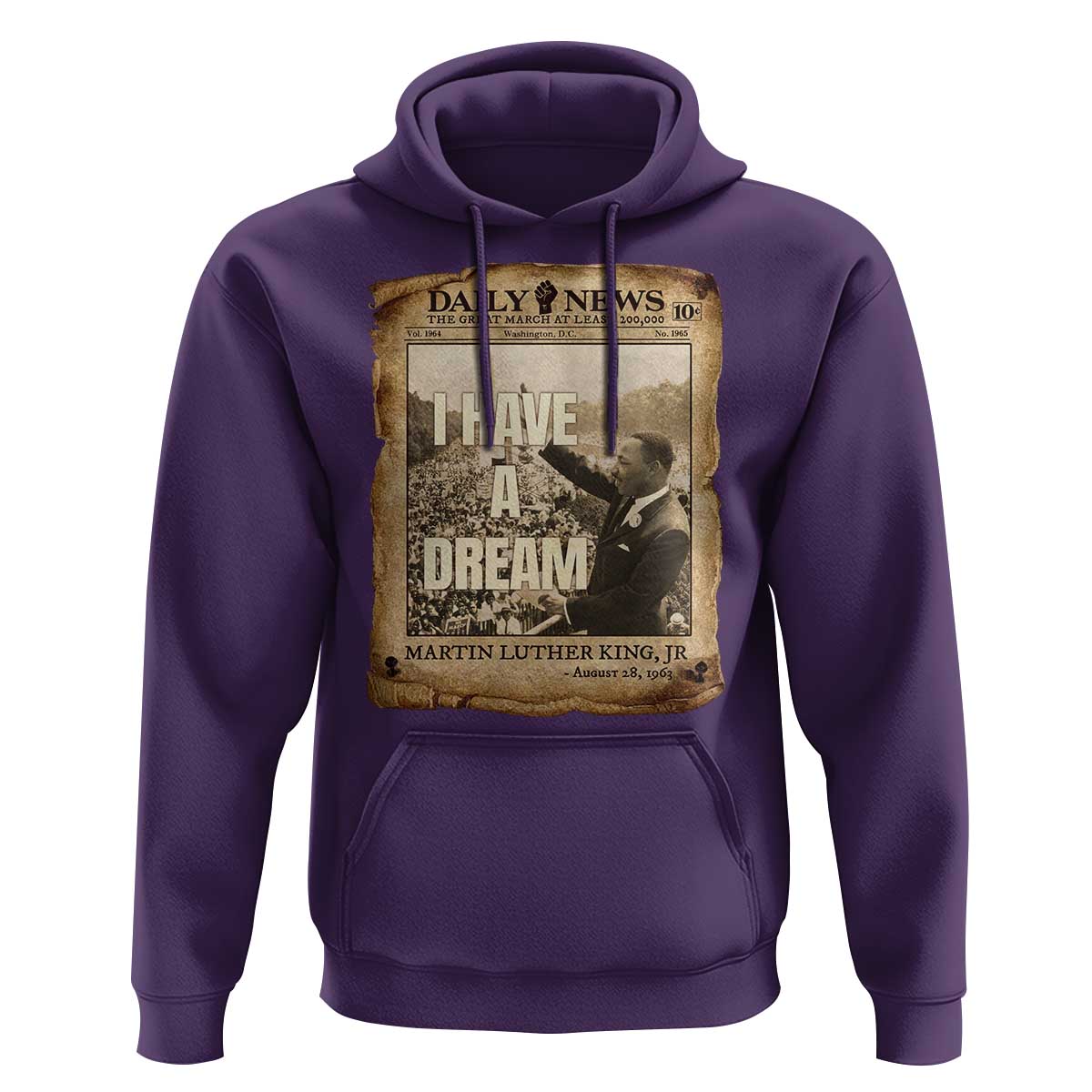 I Have A Dream Martin Luther King MLK Day Hoodie March On Washington Black History