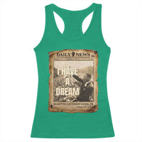 I Have A Dream Martin Luther King MLK Day Racerback Tank Top March On Washington Black History
