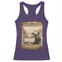I Have A Dream Martin Luther King MLK Day Racerback Tank Top March On Washington Black History