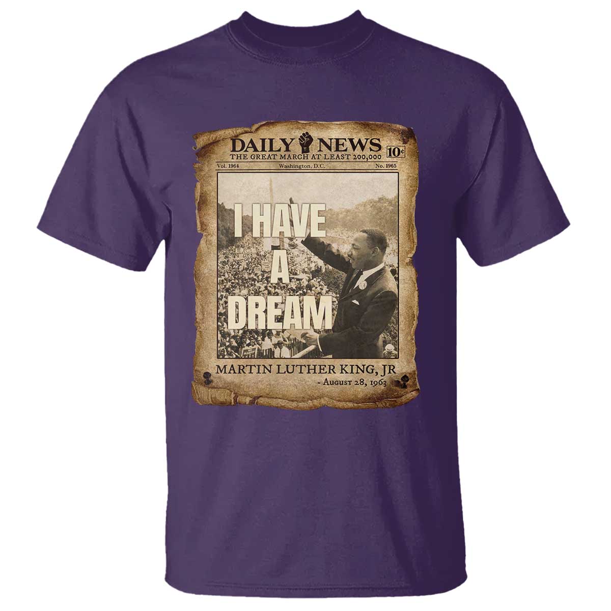 I Have A Dream Martin Luther King MLK Day T Shirt March On Washington Black History