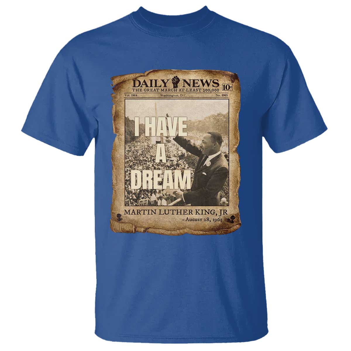I Have A Dream Martin Luther King MLK Day T Shirt March On Washington Black History