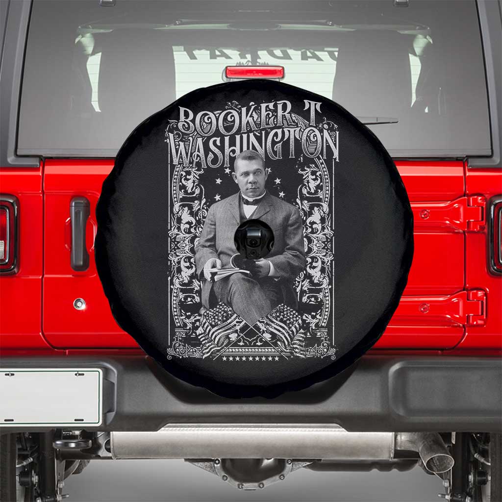 Booker Taliaferro Washington Spare Tire Cover African American Educator Black History