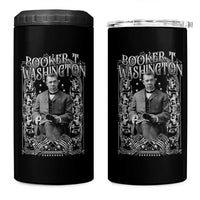 Booker Taliaferro Washington 4 in 1 Can Cooler Tumbler African American Educator Black History