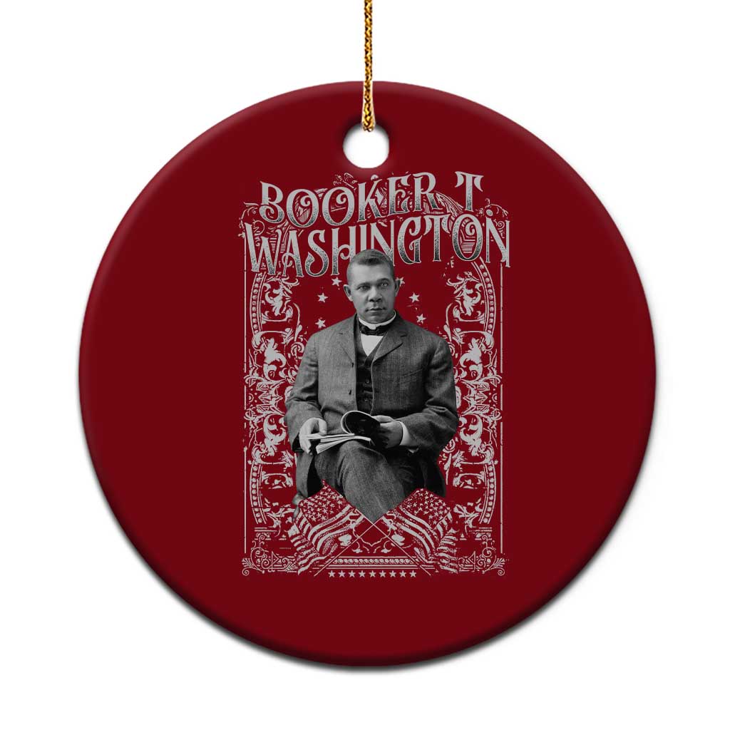 Booker Taliaferro Washington Ceramic Ornament African American Educator Black History