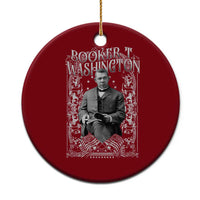 Booker Taliaferro Washington Ceramic Ornament African American Educator Black History