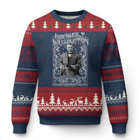 Booker Taliaferro Washington Ugly Christmas Sweater African American Educator Black History
