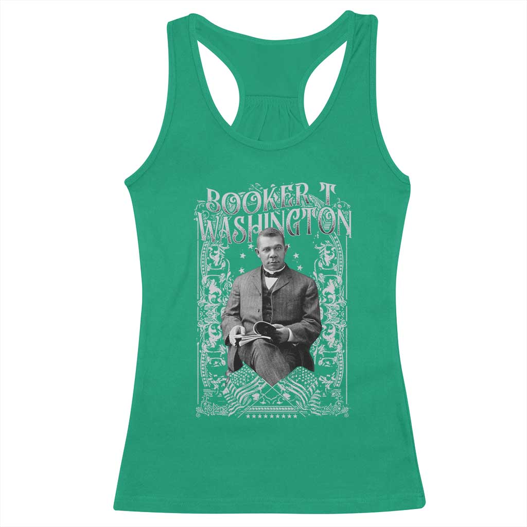Booker Taliaferro Washington Racerback Tank Top African American Educator Black History