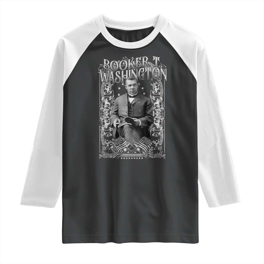 Booker Taliaferro Washington Raglan Shirt African American Educator Black History