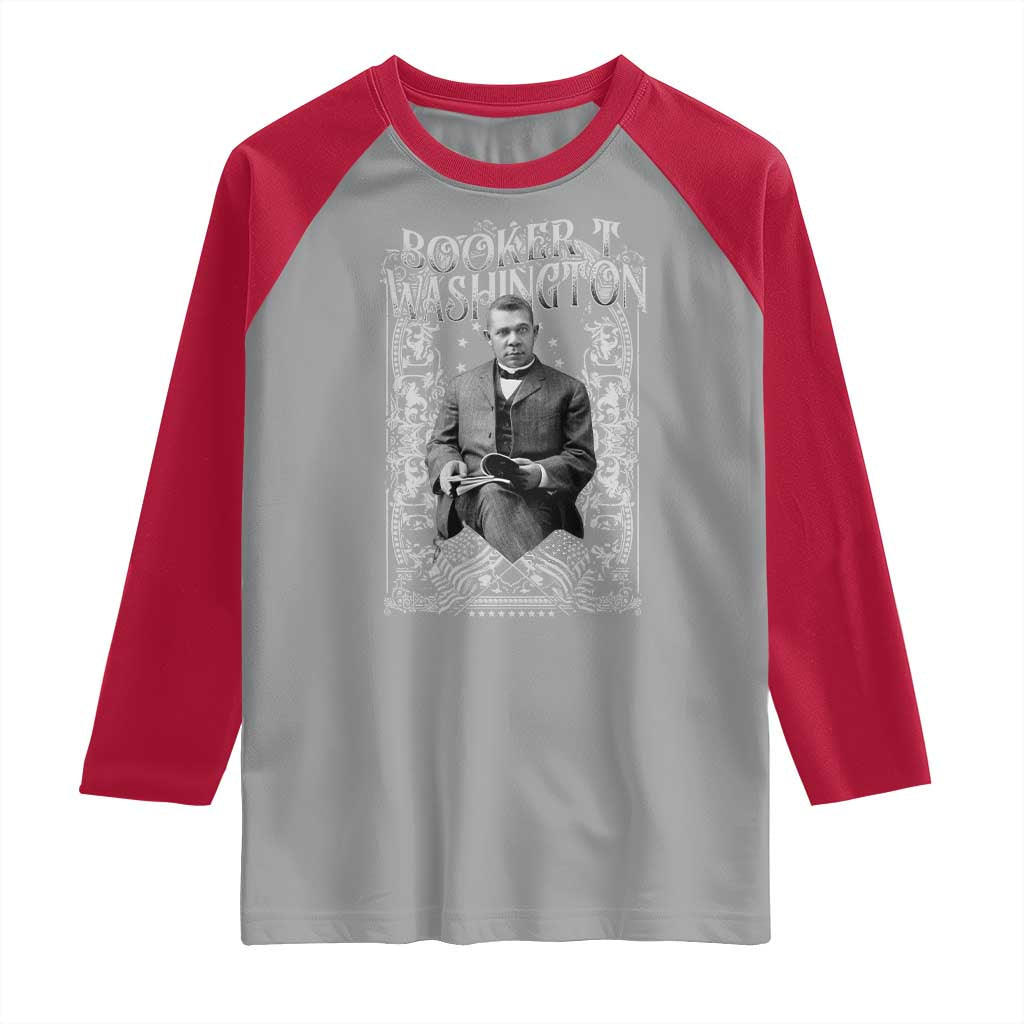 Booker Taliaferro Washington Raglan Shirt African American Educator Black History