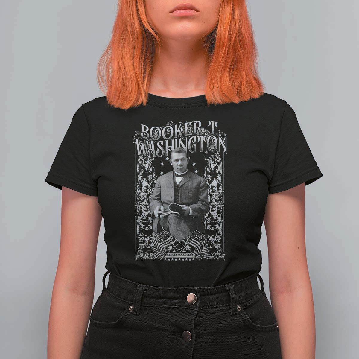 Booker Taliaferro Washington T Shirt For Women African American Educator Black History