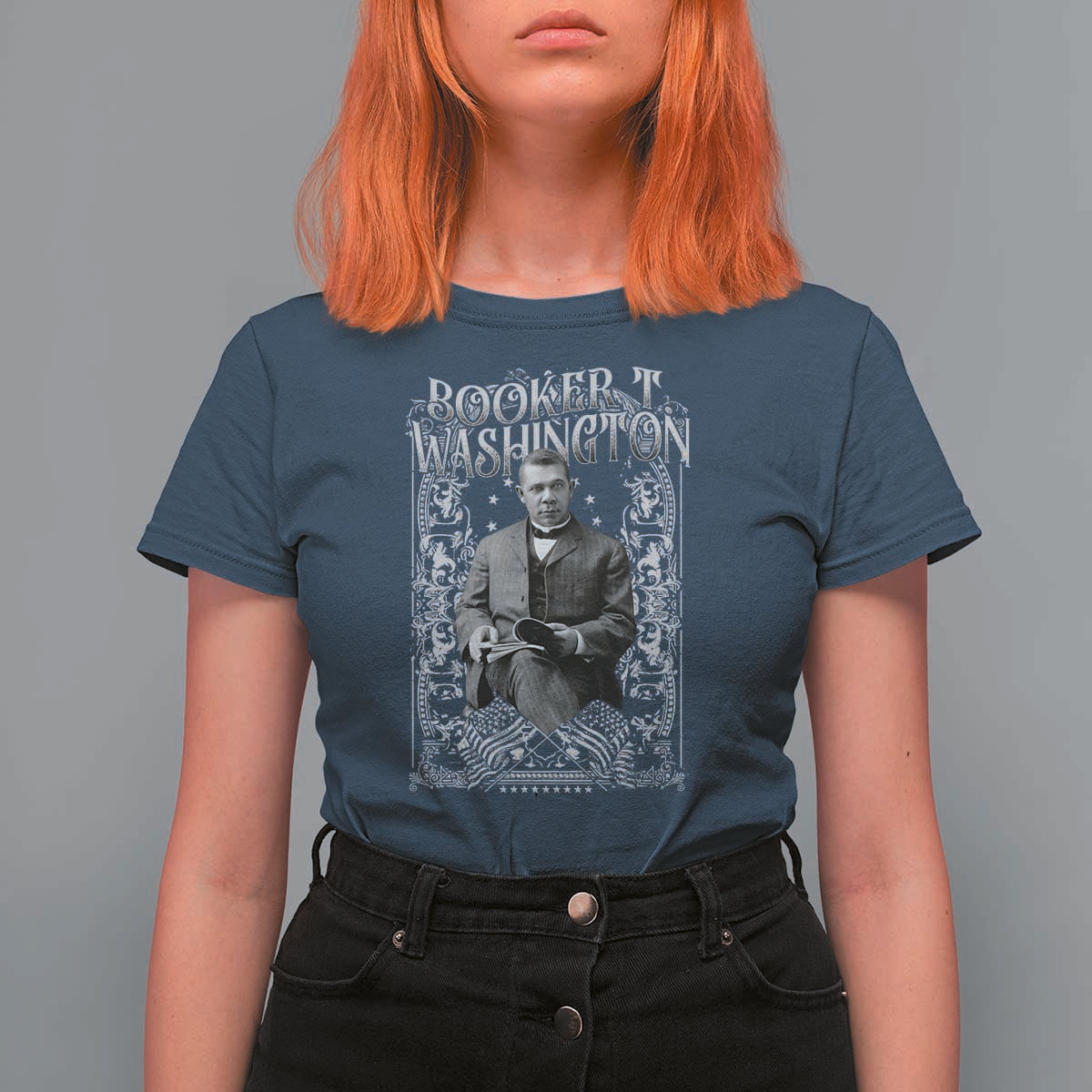 Booker Taliaferro Washington T Shirt For Women African American Educator Black History