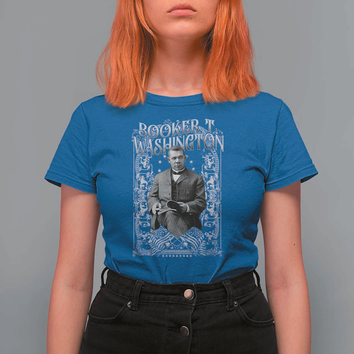 Booker Taliaferro Washington T Shirt For Women African American Educator Black History