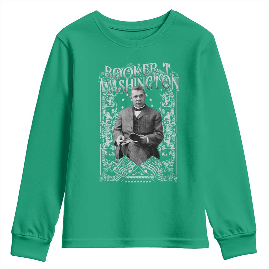 Booker Taliaferro Washington Youth Sweatshirt African American Educator Black History
