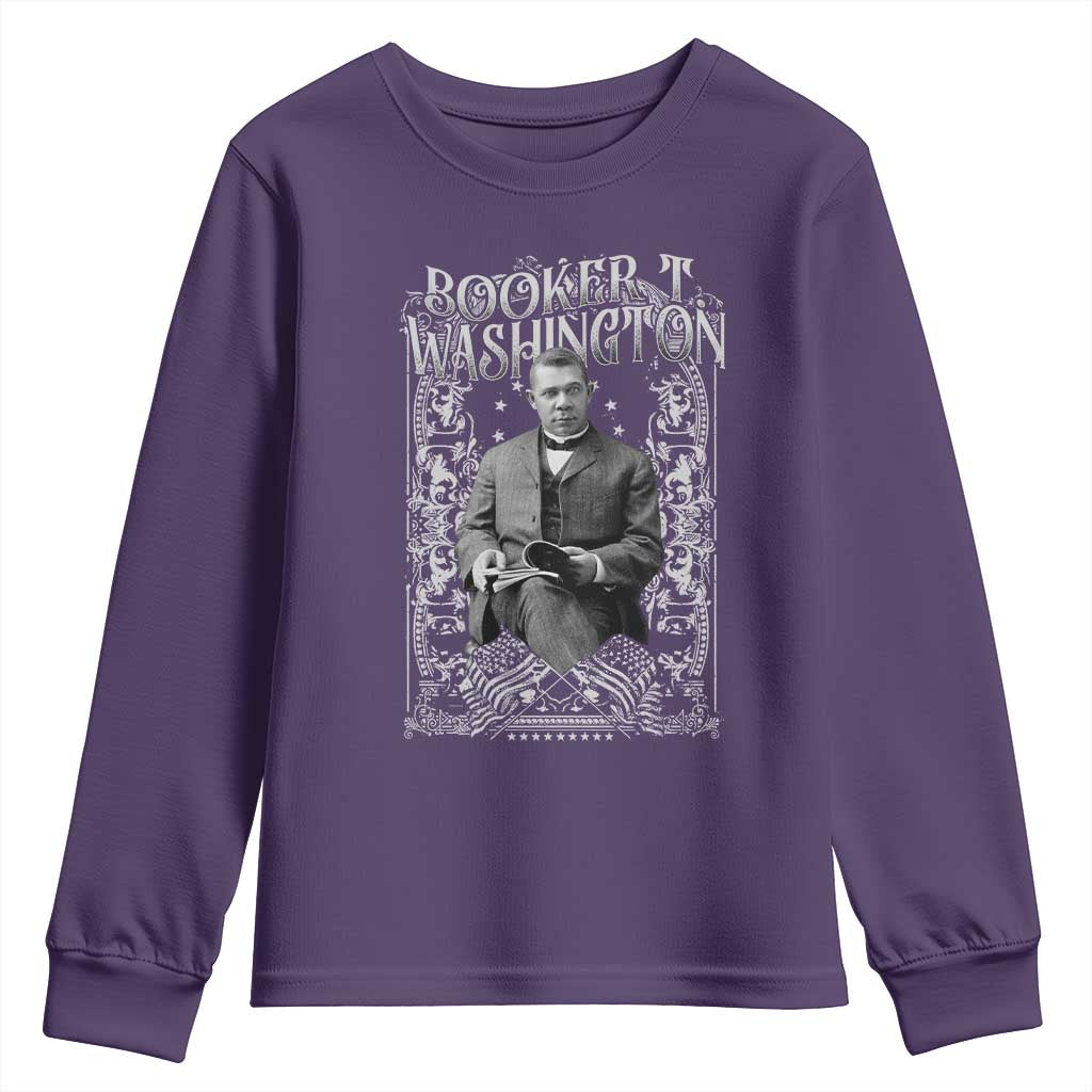 Booker Taliaferro Washington Youth Sweatshirt African American Educator Black History