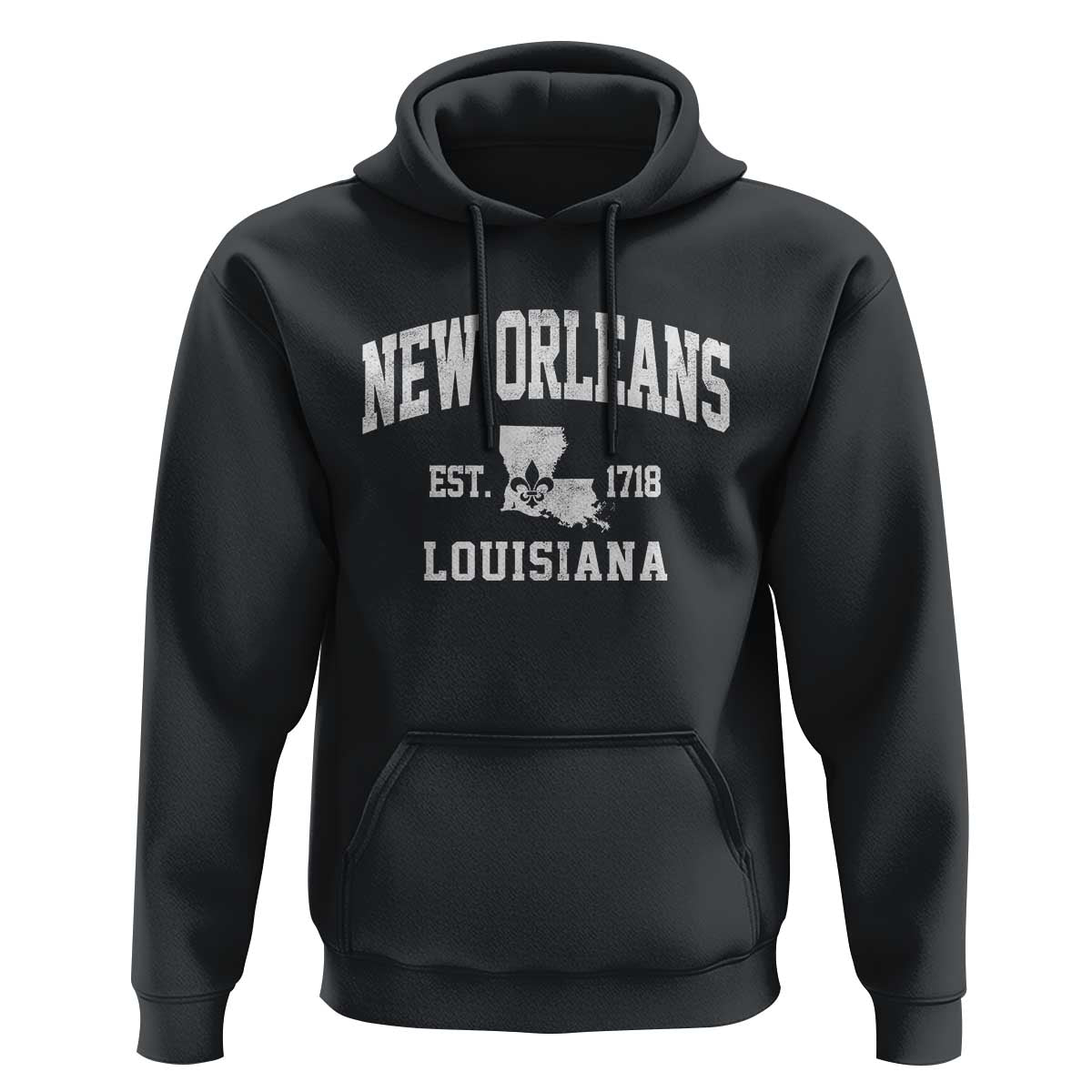 New Orleans Louisiana LA Est 1718 Hoodie