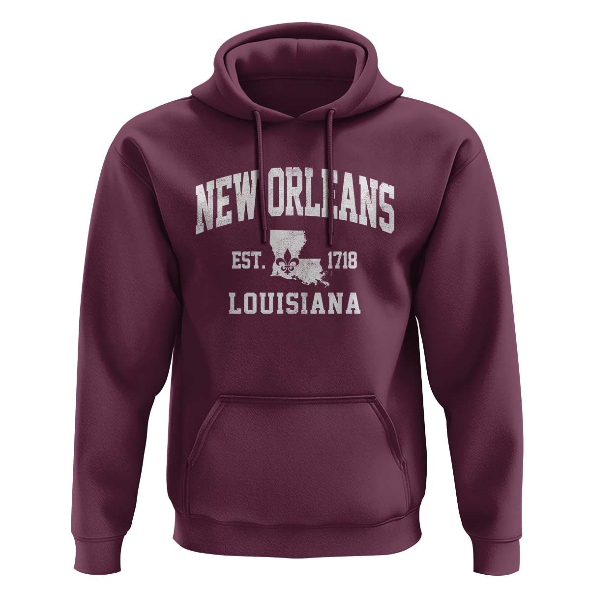 New Orleans Louisiana LA Est 1718 Hoodie