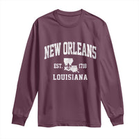 New Orleans Louisiana LA Est 1718 Long Sleeve Shirt