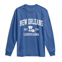 New Orleans Louisiana LA Est 1718 Long Sleeve Shirt