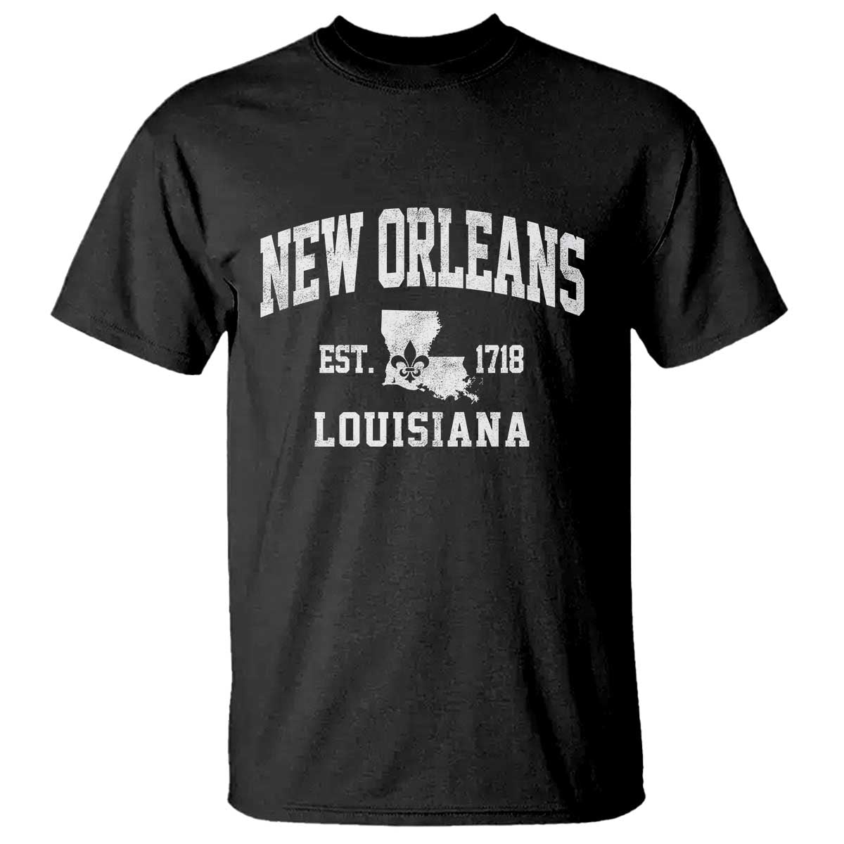 New Orleans Louisiana LA Est 1718 T Shirt