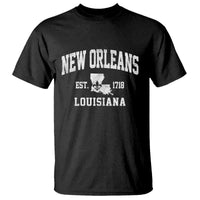 New Orleans Louisiana LA Est 1718 T Shirt