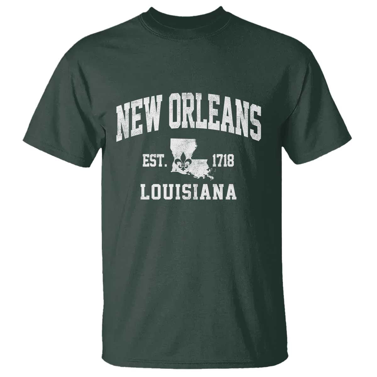 New Orleans Louisiana LA Est 1718 T Shirt